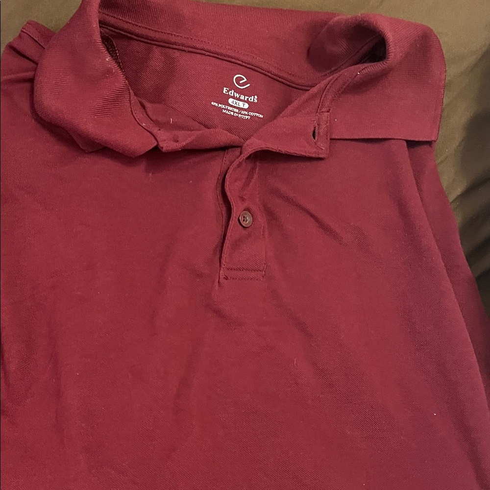 Edward Men's Maroon Polo Shirt